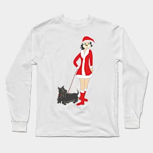 Lady with a dog Long Sleeve T-Shirt